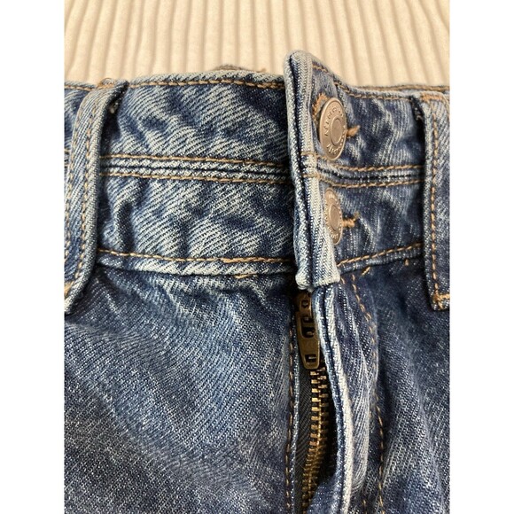 Aeropostale Women’s 000R Blue Baggy Wide Leg Cargo Jeans Skater Grunge - Picture 4 of 13